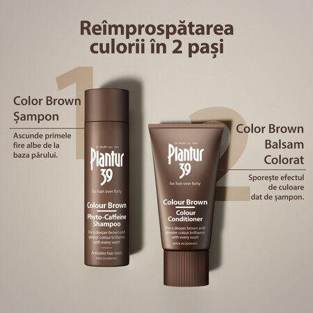 Sampon colorant Color Brown Phyto-Caffeine Plantur 39, 250 ml, Dr. Kurt Wolff 721628