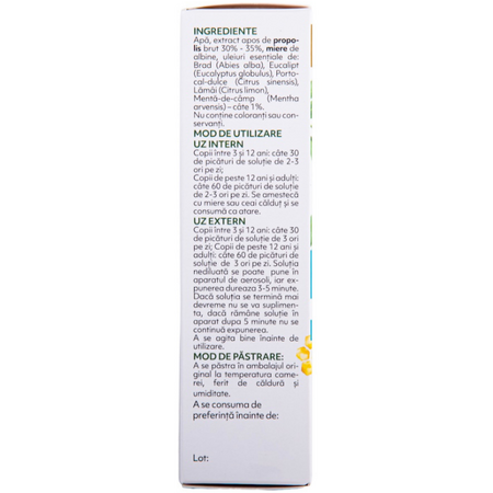 Picaturi cu propolis, 20 ml, Albina Carpatina 722147