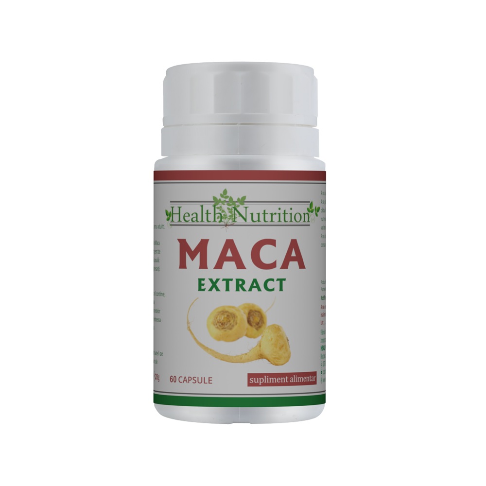 Maca Extract, 250 mg, 60 capsule, Healt Nutrition