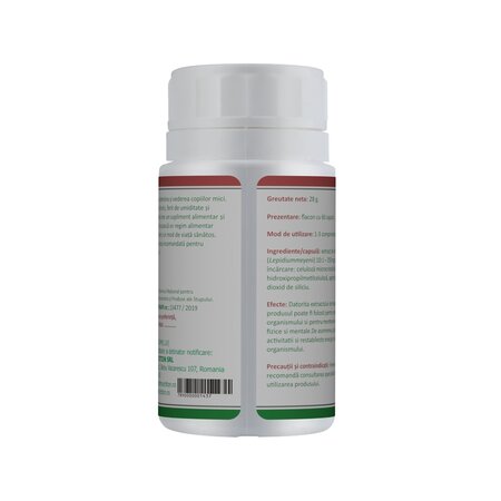 Maca Extract, 250 mg, 60 capsule, Healt Nutrition 705238