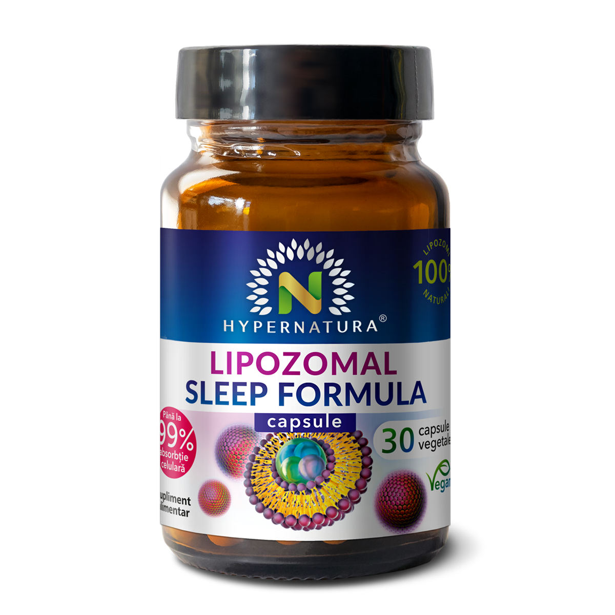 Lipozomal Sleep Formula, 30 capsule vegetale, Hypernatura