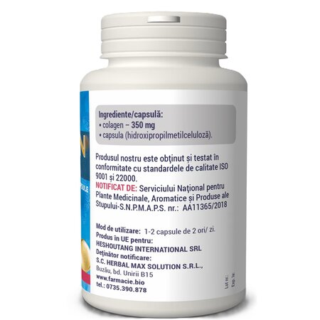 Colagen Bio Life NRG, 60 capsule, Romherba 702578