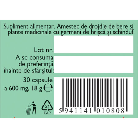 Crom Seleniu Zinc, F176, 30 capsule, Fares 614223