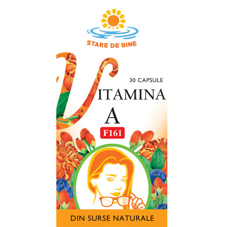 Vitamina A naturala, F161, 30 capsule, Fares 614225
