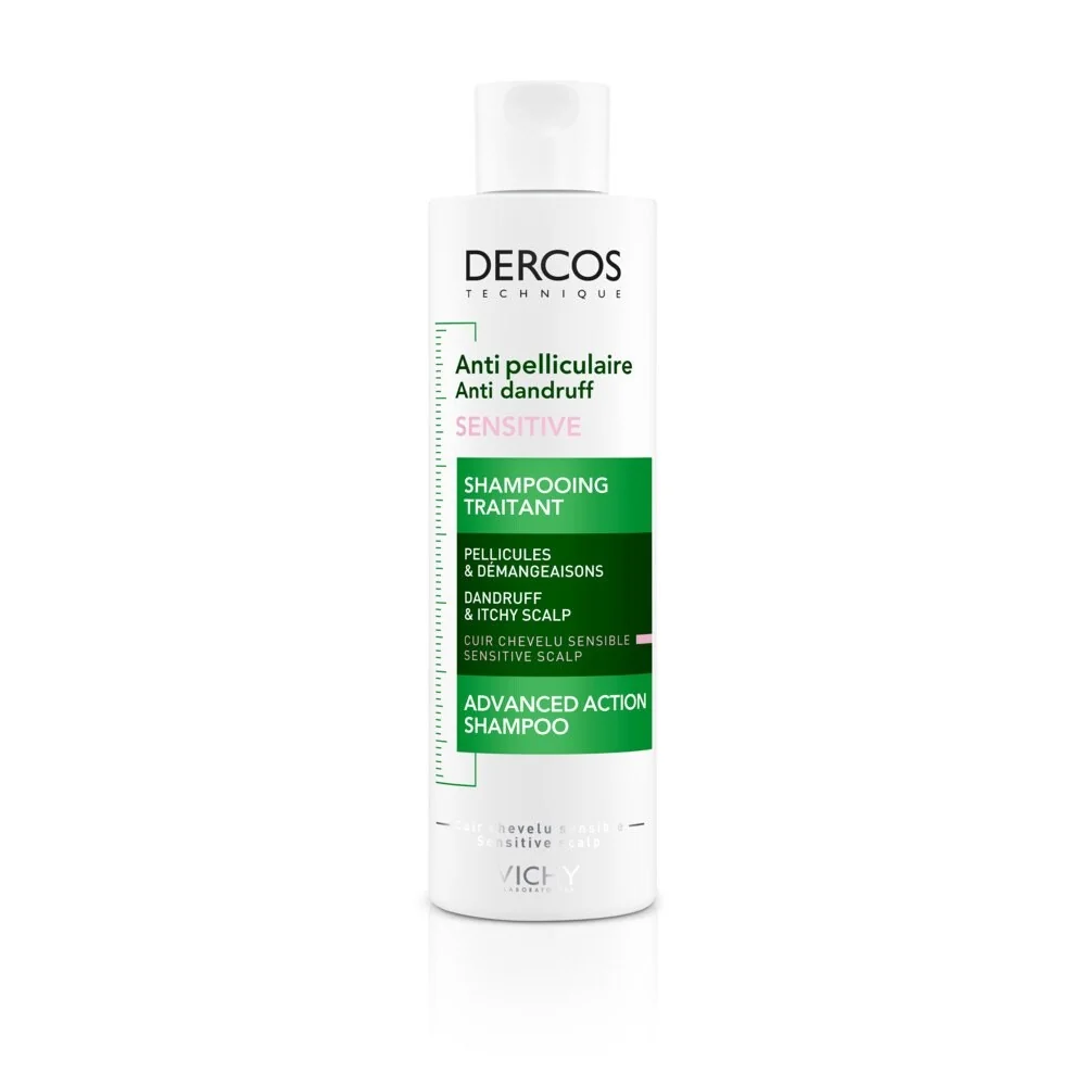 Sampon anti-matreata pentru scalp sensibil Dercos Sensitive, 200 ml, Vichy