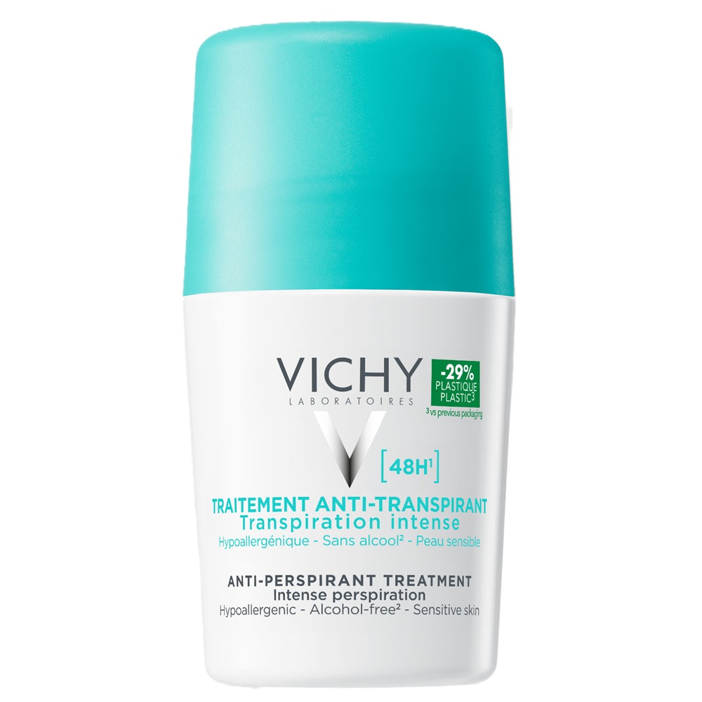 Deodorant roll-on antiperspirant eficacitate 48h, 50 ml, Vichy