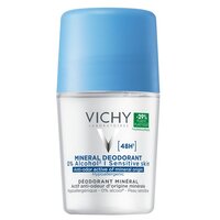 Deodorant roll-on mineral fara saruri de aluminiu 48h, 50 ml, Vichy