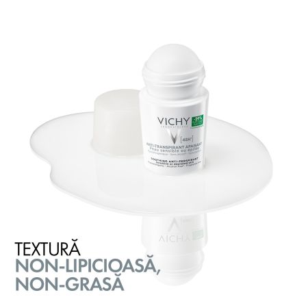 Deodorant roll-on antiperspirant fara parfum 48h, 50 ml, Vichy 656876