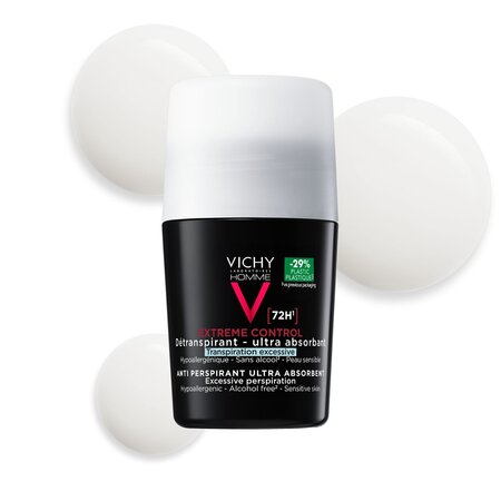 Deodorant roll-on pentru barbati, 50 ml, Vichy 699404