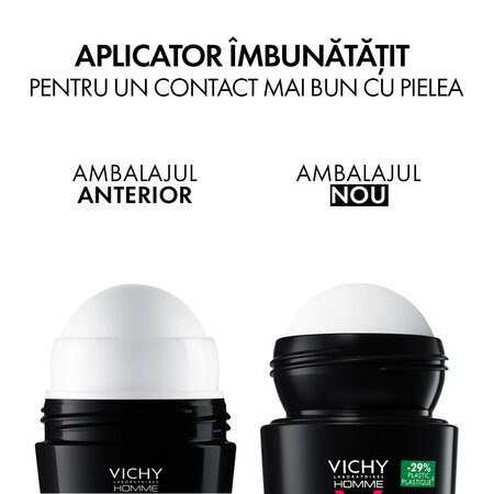 Deodorant roll-on pentru barbati, 50 ml, Vichy 699406