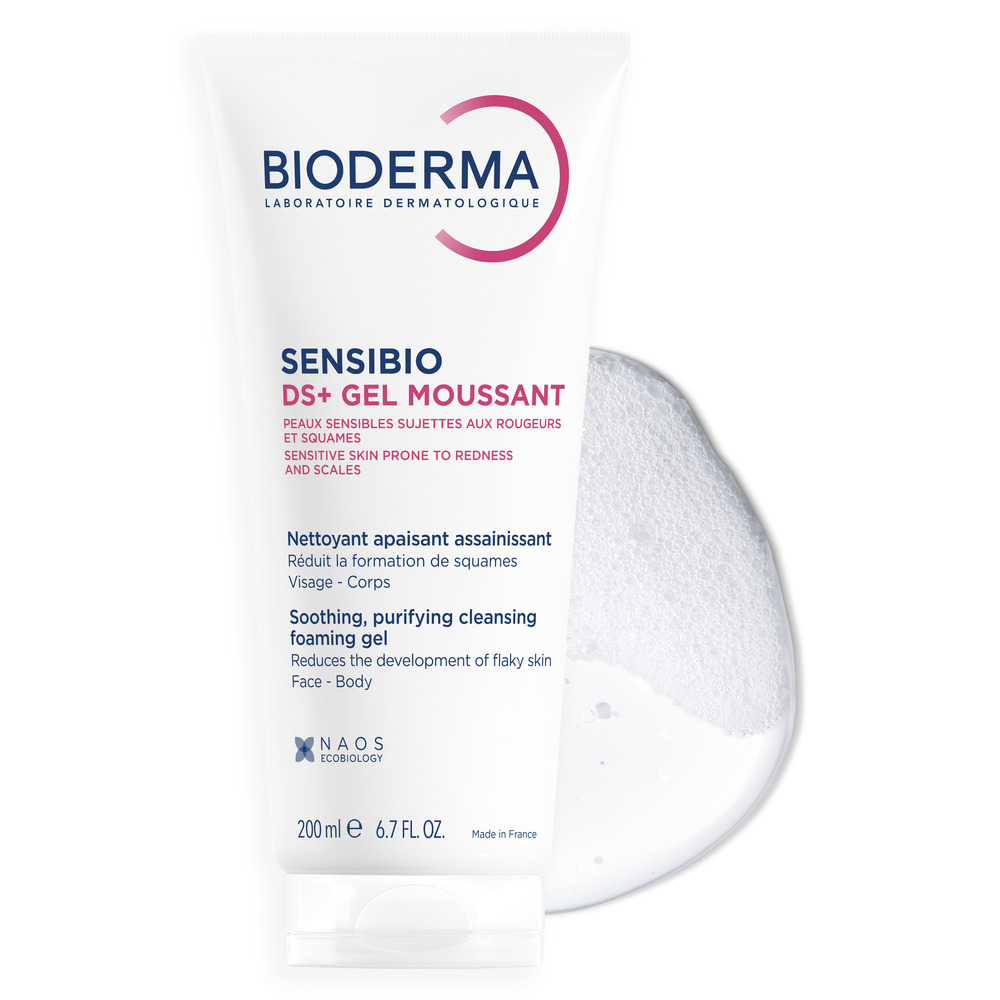Gel spumant purifiant Sensibio DS+, 200 ml, Bioderma
