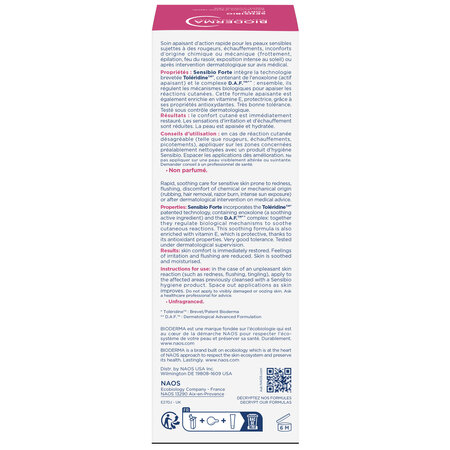 Crema regeneranta rapida Sensibio Forte, 40 ml, Bioderma 714095