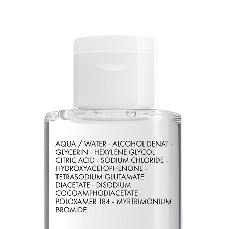 Apa micelara pentru demachierea tenului sensibil, gras sau cu tendinta acneica Normaderm, 200 ml, Vichy 599742