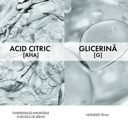 Apa micelara pentru demachierea tenului sensibil, gras sau cu tendinta acneica Normaderm, 200 ml, Vichy 599743