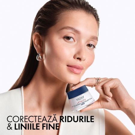 Crema antirid de noapte Liftactiv Hyaluronic Specialist HA, 50 ml, Vichy 674585