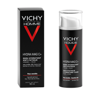 Crema hidratanta cu efect anti-oboseala pentru fata si zona ochilor Hydra Mag C, 50 ml, Vichy Homme