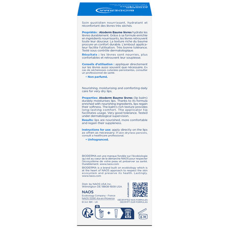 Balsam de buze Atoderm, 15 ml, derma 751499