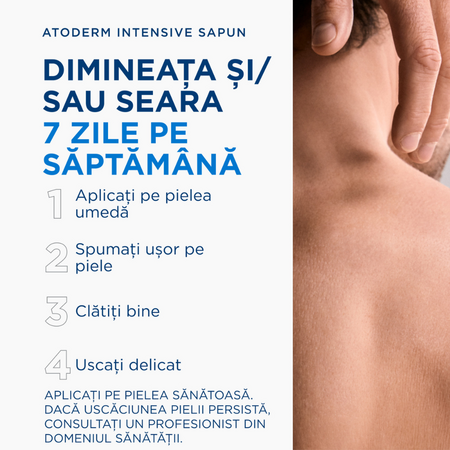 Sapun pentru piele uscata, atopica Atoderm Intensive, 150 g, Bioderma 752807