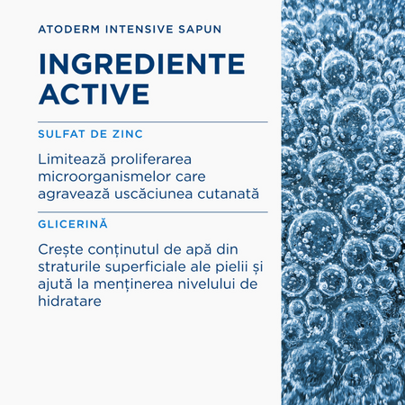 Sapun pentru piele uscata, atopica Atoderm Intensive, 150 g, Bioderma 752809