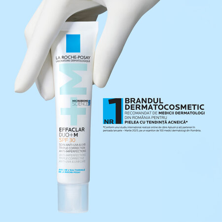 Crema de fata anti-imperfectiuni SPF30 Effaclar Duo+M, 40 ml, La Roche-Posay 747795