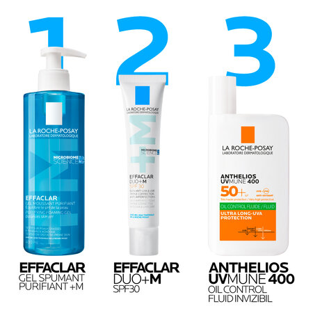 Crema de fata anti-imperfectiuni SPF30 Effaclar Duo+M, 40 ml, La Roche-Posay 747796