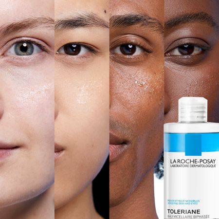 Apa micelara bifazica pentru piele si ochi sensibili Toleriane, 400 ml, La Roche-Posay 699935