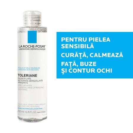 Apa micelara pentru pielea sensibila Toleriane, 200 ml, La Roche-Posay 704917