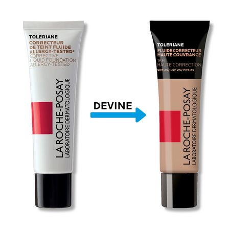Fond de ten fluid corector pentru piele sensibila SPF25, Nuanta 13 Toleriane, 30 ml, La Roche-Posay 549682