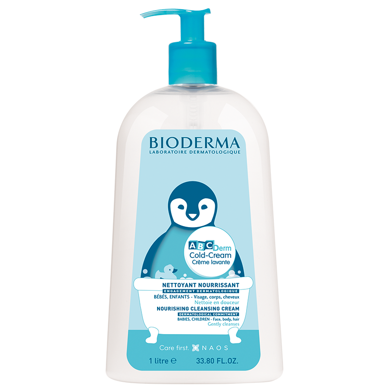 Crema de spalare ABCDerm Cold Cream, 1000 ml, Bioderma