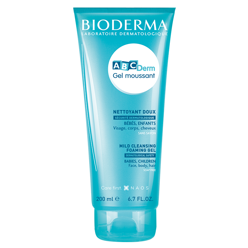 Gel spumant ABCDerm, 200 ml, Bioderma