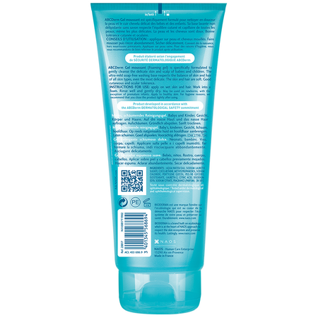 Gel spumant ABCDerm, 200 ml, Bioderma 514924