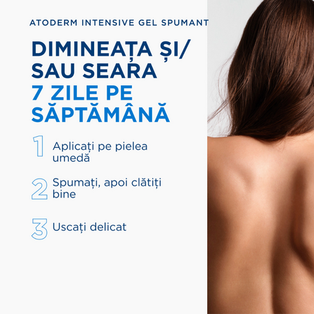 Gel spumant Atoderm Intensive, 200 ml, Bioderma 752779