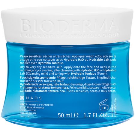 Crema hidratanta pentru piele sensibila si uscata Hydrabio, 50 ml, Bioderma 514900