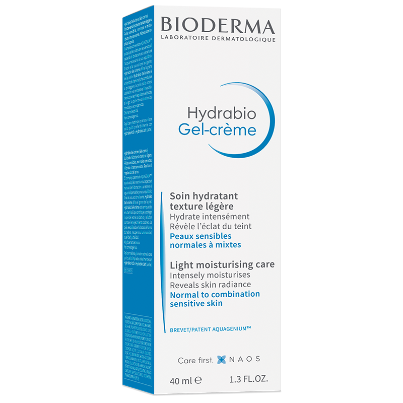 Gel crema pentru piele sensibila normala sau mixta Hydrabio, 40 ml, Bioderma