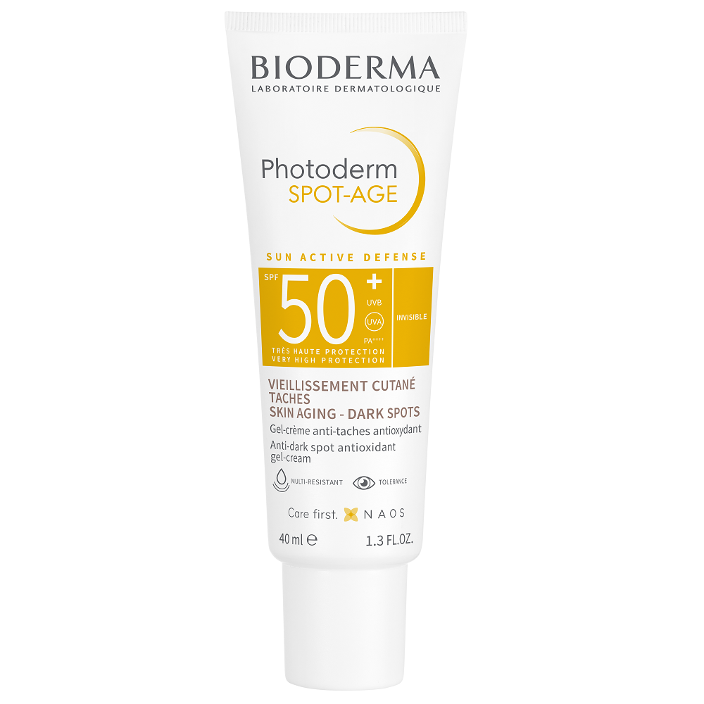 Gel-crema cu efect antioxidant impotriva petelor brune Photoderm Spot-Age, SPF 50+, 40 ml, Bioderma