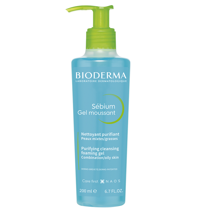 Gel spumant Sebium, 200 ml, Bioderma