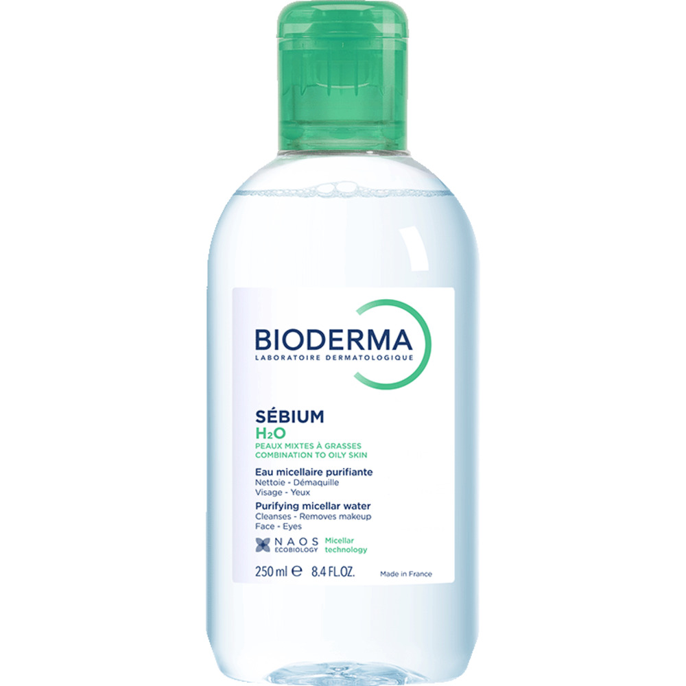 Solutie micelara pentru ten mixt si gras Sebium H2O, 250 ml, Bioderma