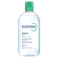Solutie micelara pentru ten mixt si gras H2O Sebium, 500 ml, Bioderma