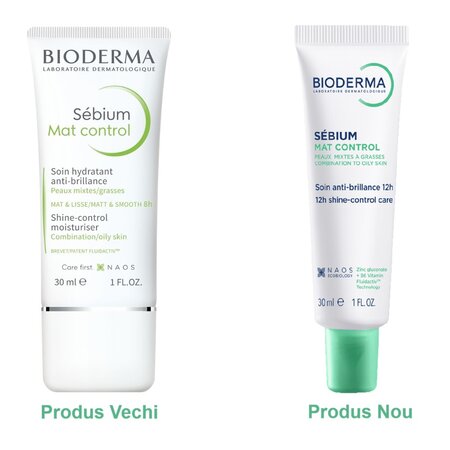 Fluid hidratant matifiant Sebium Mat Control, 30 ml, Bioderma 695021