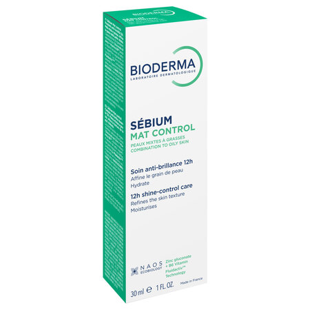 Fluid hidratant matifiant Sebium Mat Control, 30 ml, Bioderma 695031