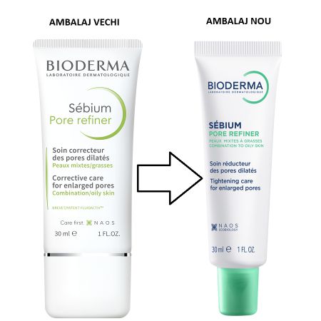 Concentrat corector pentru pori dilatati Sebium Pore Refiner, 30 ml, Bioderma 702506