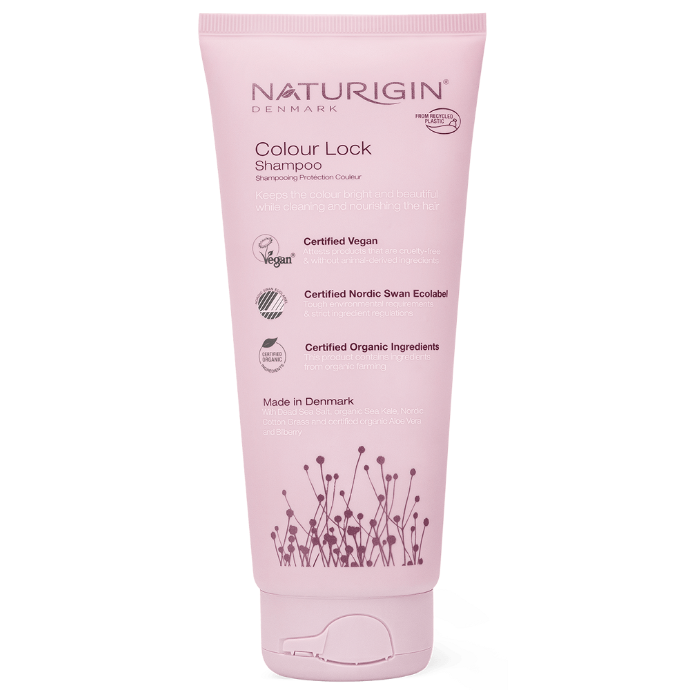 Sampon hidratant pentru protectia culorii Colour Lock, 200 ml, Naturigin