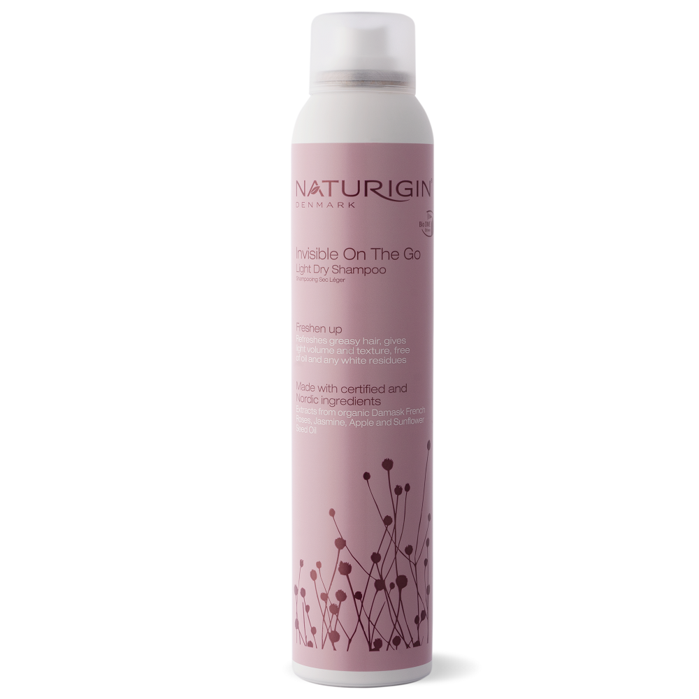 Sampon uscat pentru vitalizare si volum Invisible On The Go, 200 ml, Naturigin