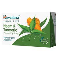 Sapun protector cu Neem si Sofran indian, 75 g, Himalaya