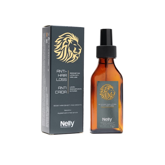 Lotiune impotriva caderii parului pentru barbati, 100 ml, Nelly Professional