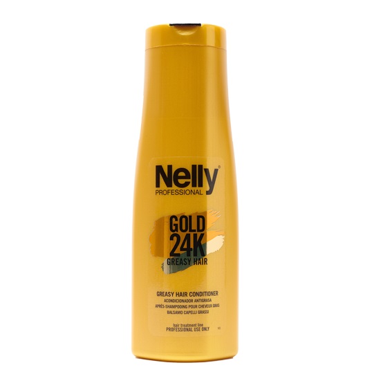 Balsam pentru parul gras 24K, 400 ml, Nelly Professional