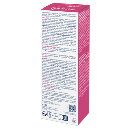 Crema calmanta Sensibio Defensive, 40 ml, Bioderma 714110