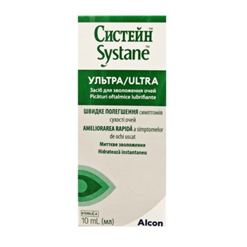 Picaturi oftalmice lubrifiante Systane Ultra, 10 ml, Alcon