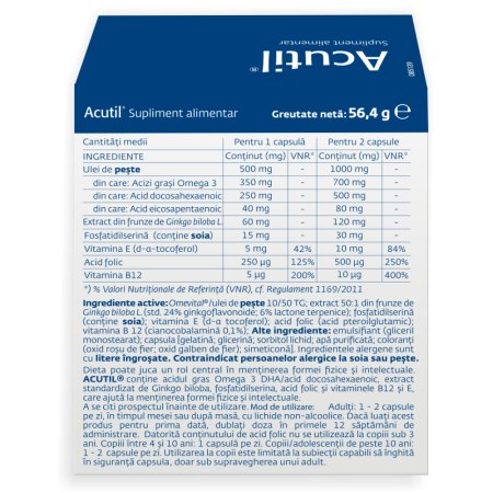 Acutil, 60 capsule, Angelini 719840
