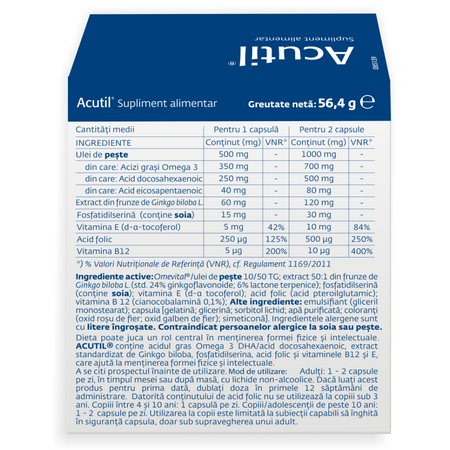 Acutil, 60 capsule, Angelini 719840